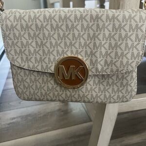 Michael Kors Gray Crossbody Bag